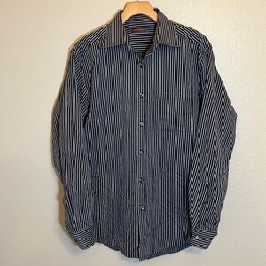 JOSEPH Abboud Striped Button Down Shirt